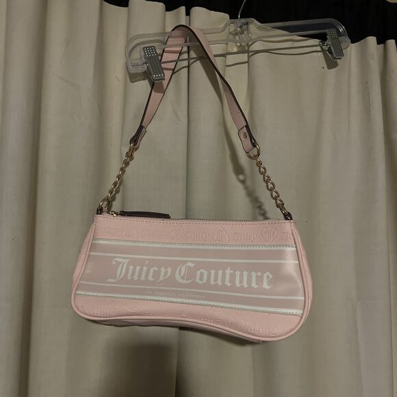 Juicy Couture Handbags - Juicy Couture los angeles california Shoulder Bag Soft White Pink